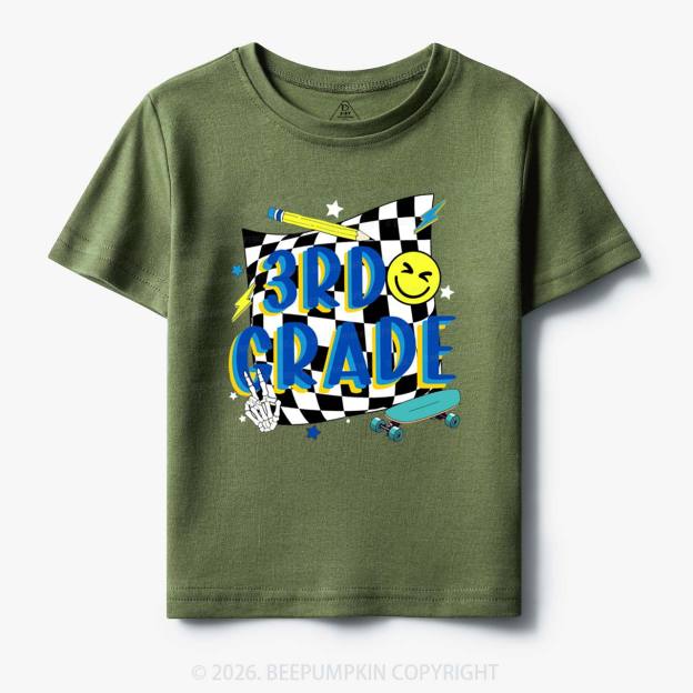 Personalized Cool Skateboard Lightning Back to School Toddler&Kid's Tees
