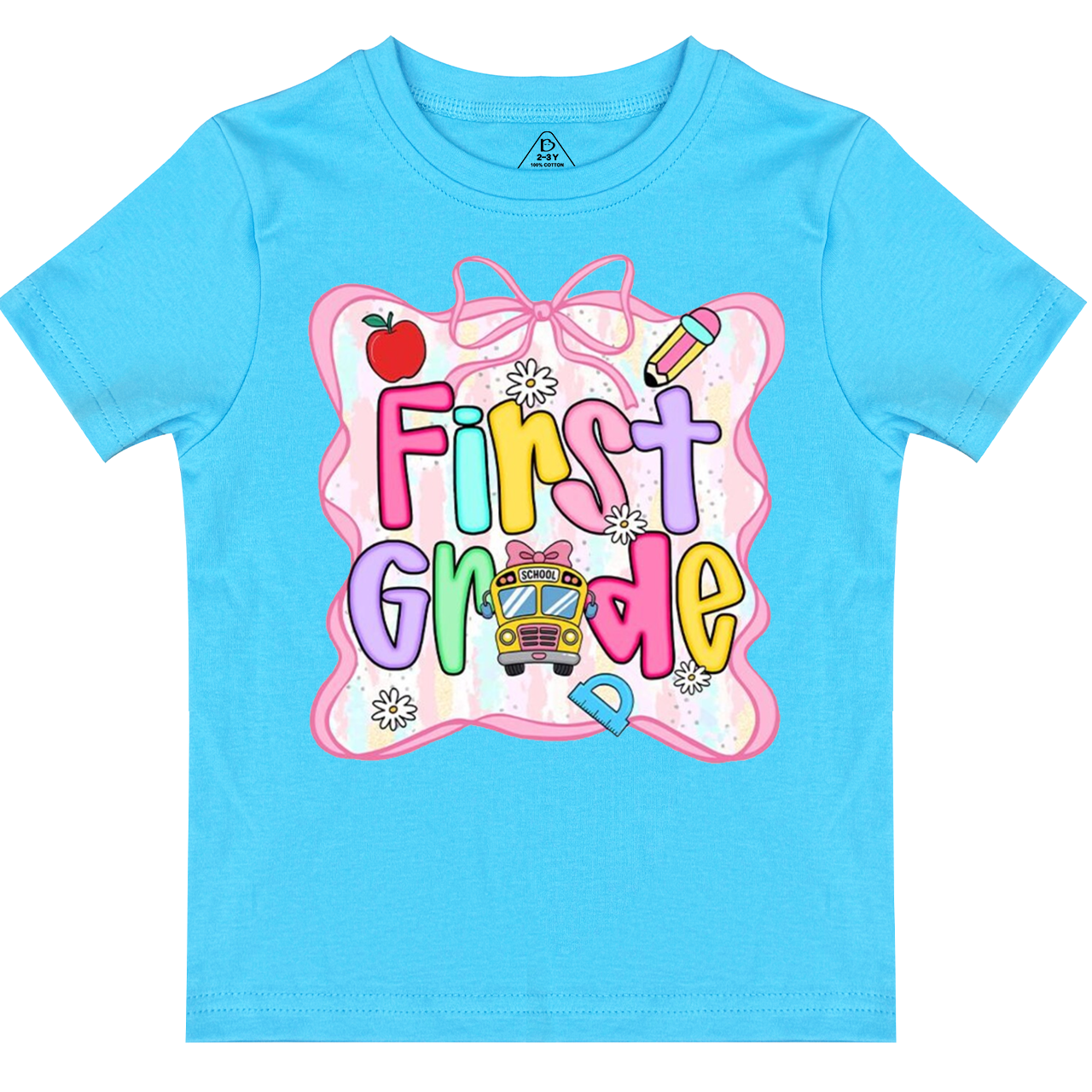 Personalized Bow Back To School Gift Bag Toddler&Kid's Tees Beepumpkin 