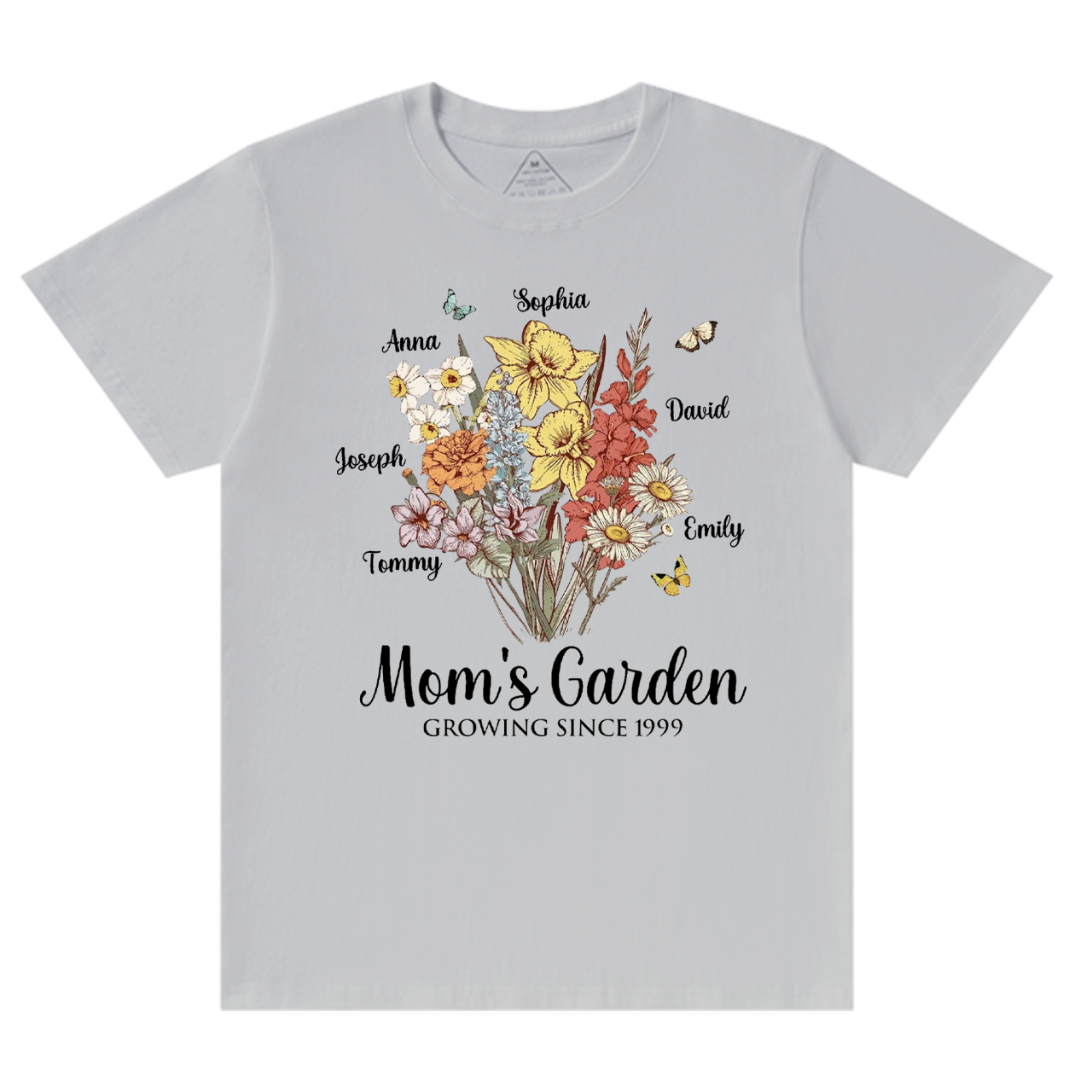 Personalized Mom's Garden T-Shirts