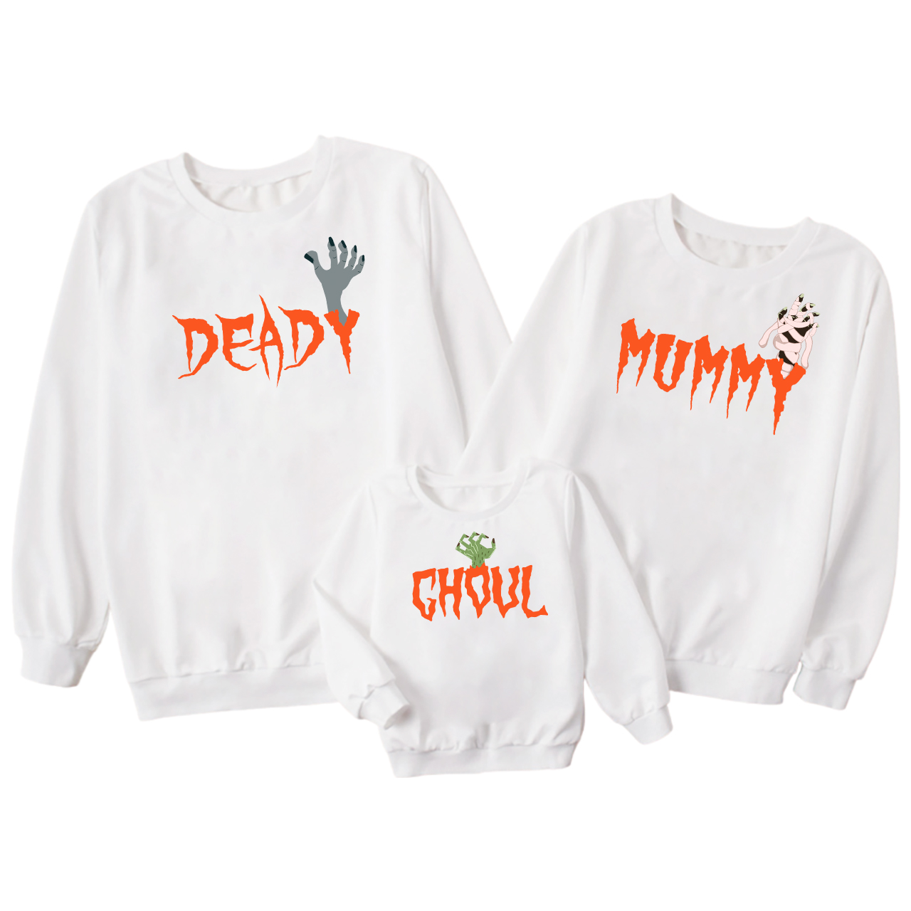 Funny Trick Or Treat Party Halloween Matching Sweatshirt