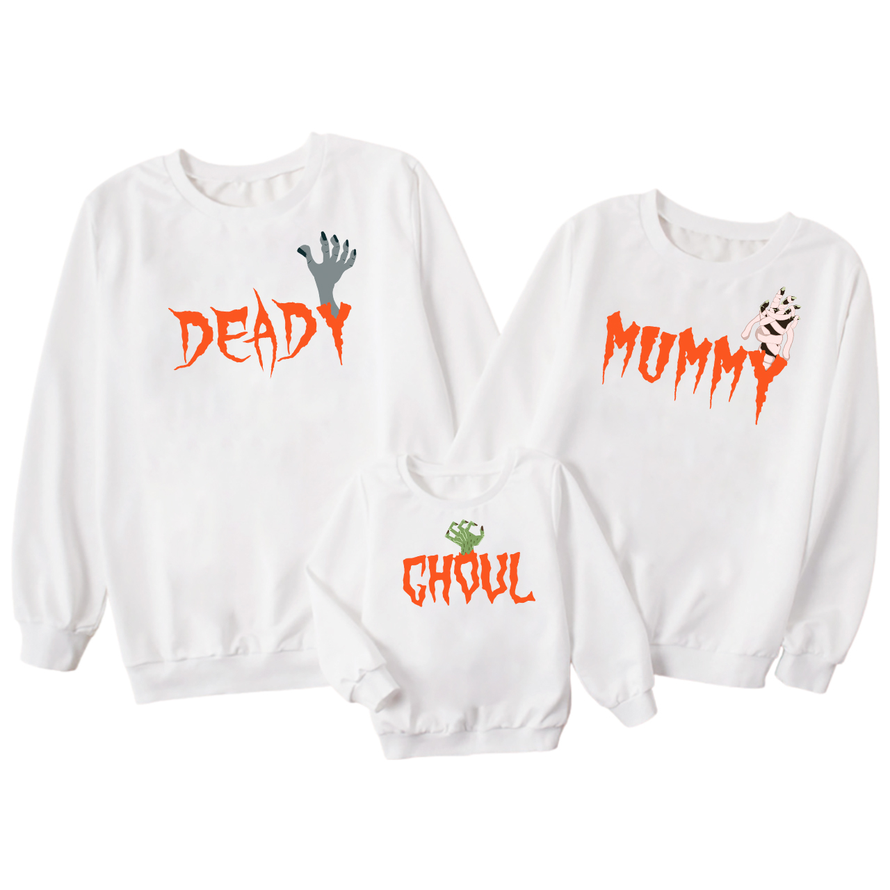 Funny Trick Or Treat Party Halloween Matching Sweatshirt