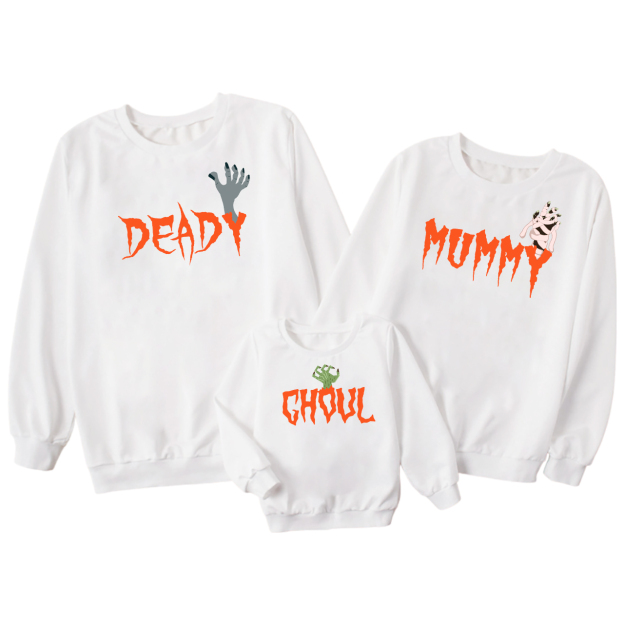 Funny Trick Or Treat Party Halloween Matching Sweatshirt