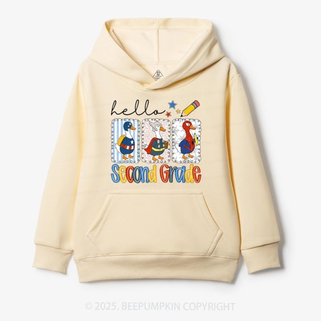 Personalized Hello School Kid's Hoodies Beepumpkin