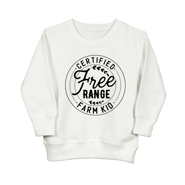 Free Range Farm Kids Sweatshirt
