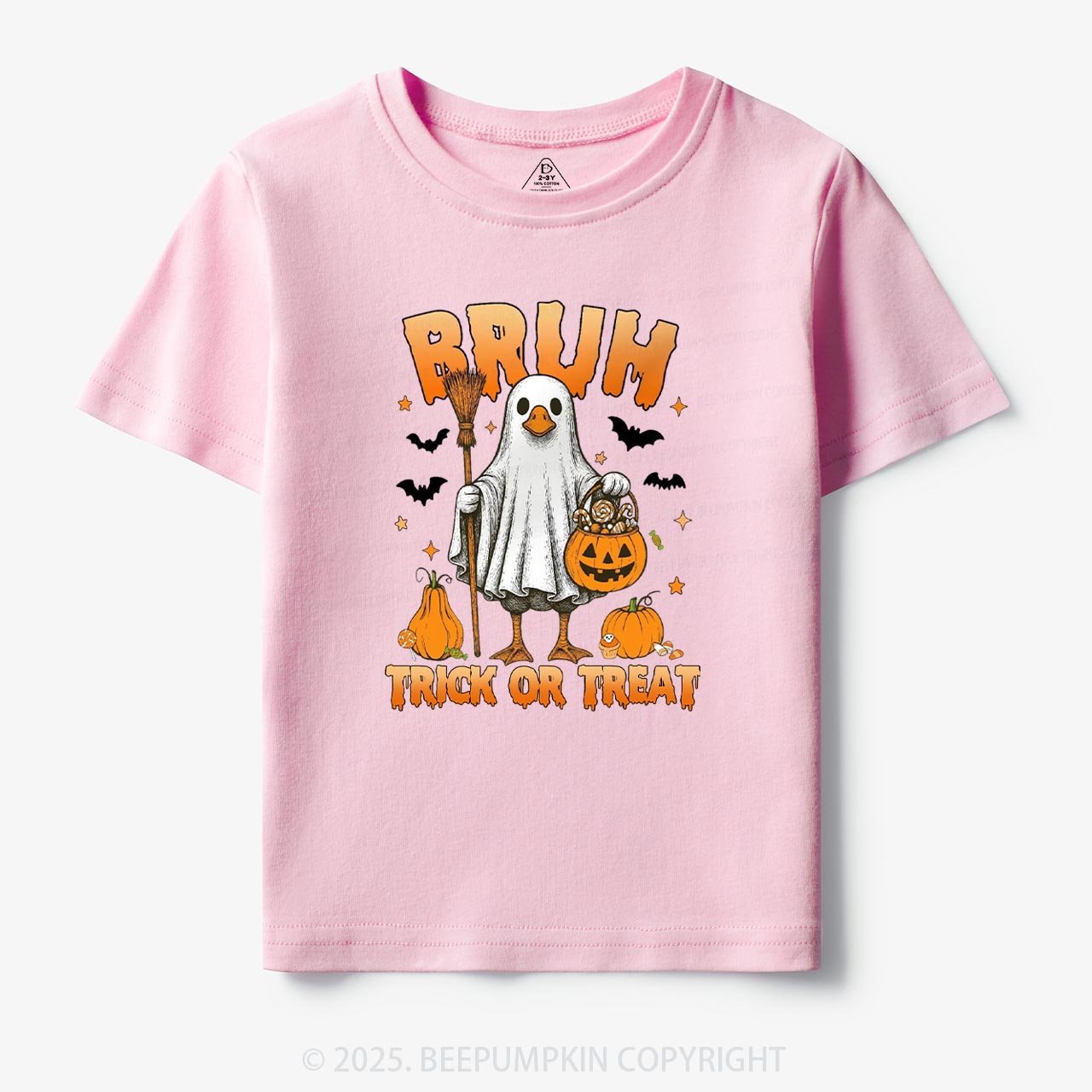 Boo Ghost Goose Bruh Toddler&Kid's Tees Beepumpkin