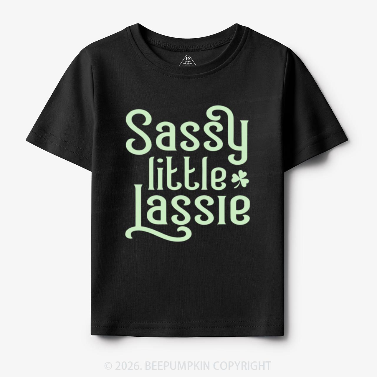 Sassy Little Lassie St. Patrick's Day Toddler&Kid's Tees Beepumpkin