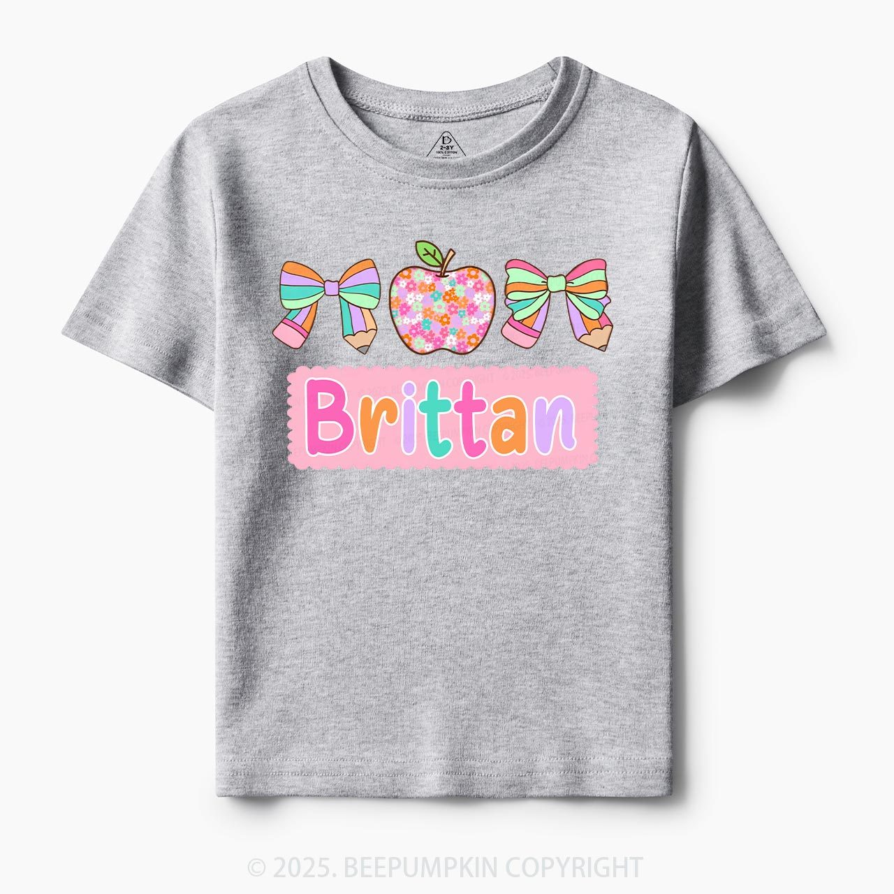 Personalized Pretty Name Toddler&Kid's Tees Beepumpkin