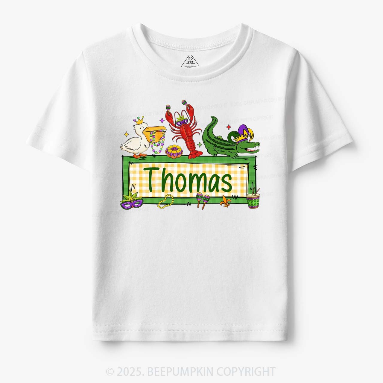 Personalized Tiny Parade Nameset Toddler&Kid's Tees Beepumpkin