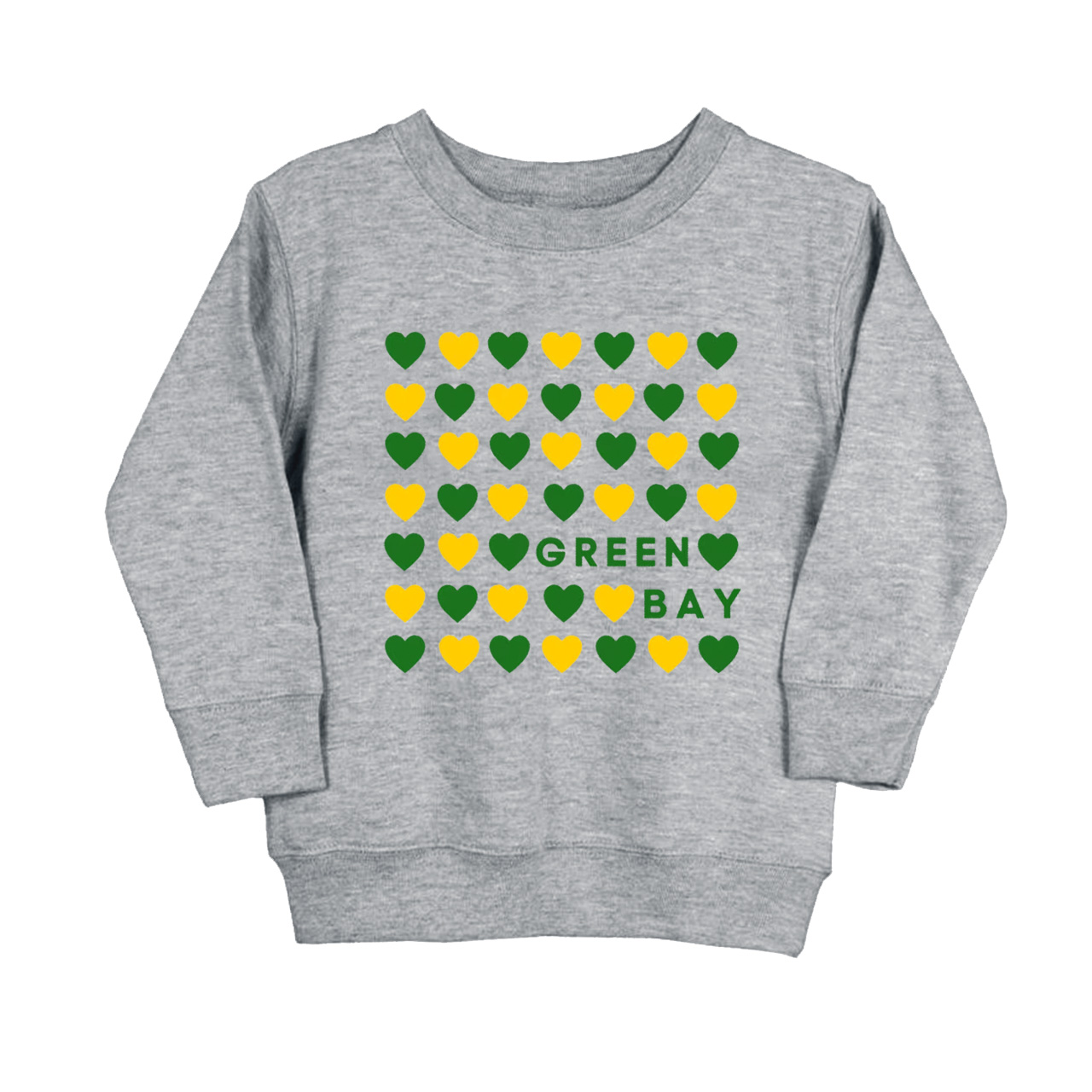 Toddler Sweatshirt - Heart Green Bay