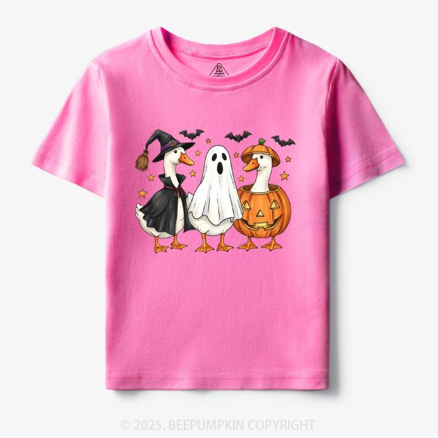 Goose Halloween Fall Toddler&Kid's Tees Beepumpkin