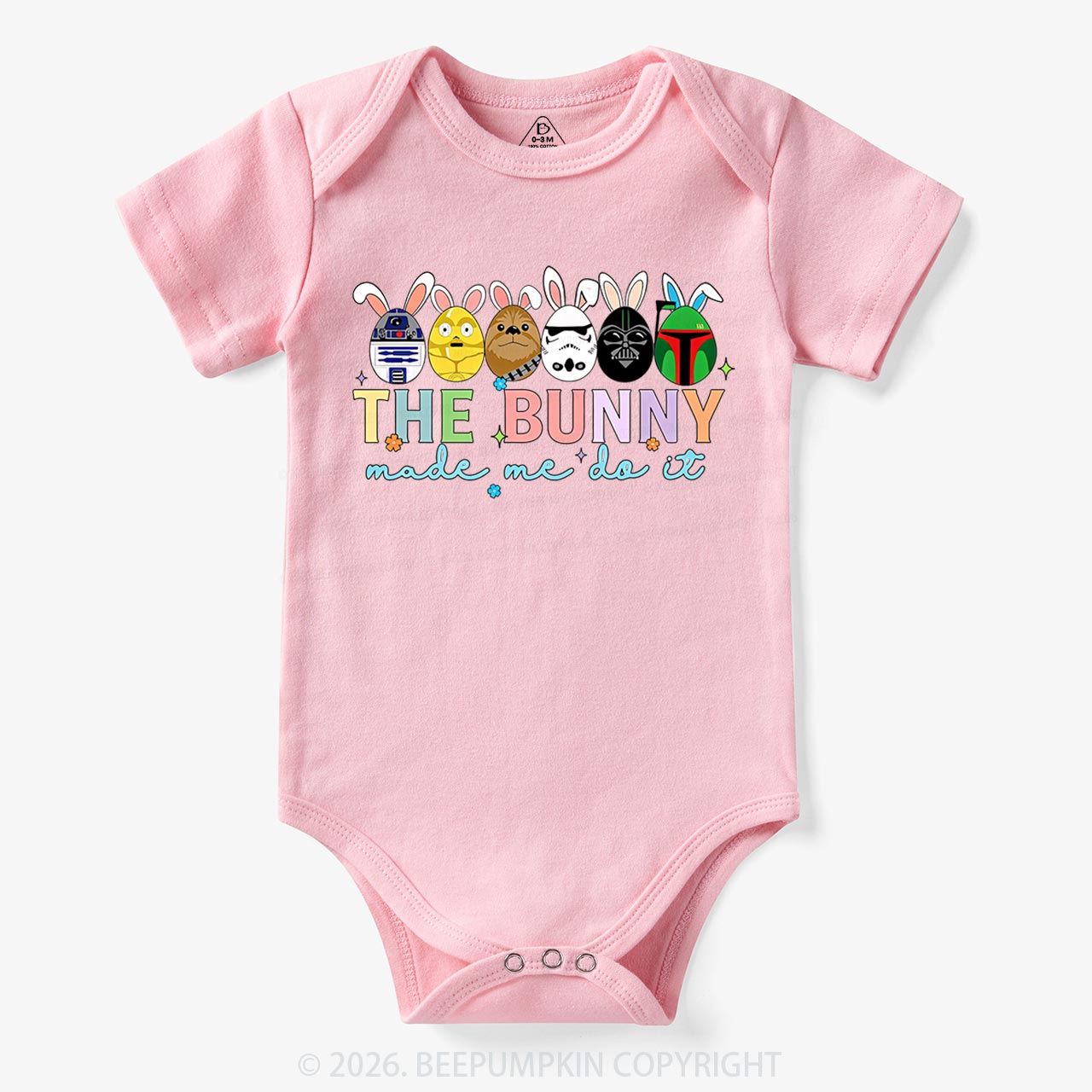 Cute Cartoon Characters Happy Easter Bodysuit