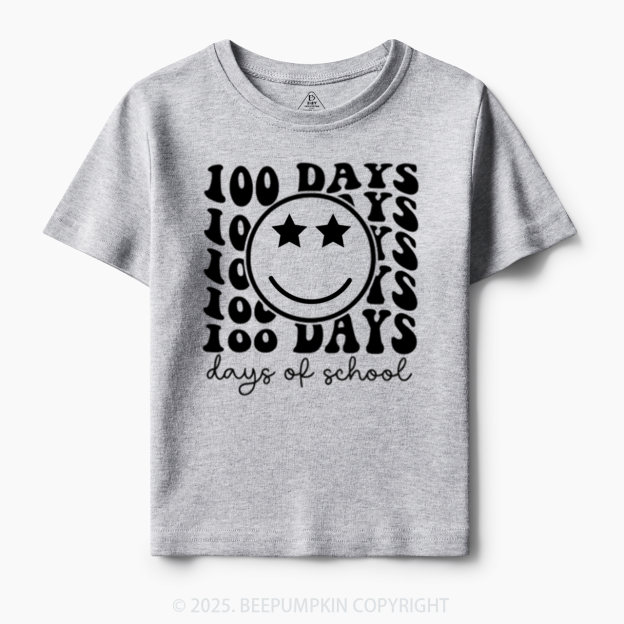 100 Days Of School Toddler&Kid's Tees Beepumpkin
