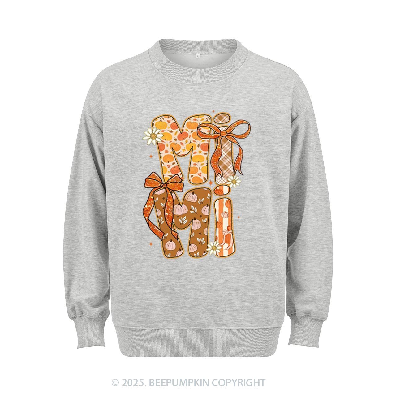 Personalized Glitter Pumpkin Sweatshirt Beepumpkin