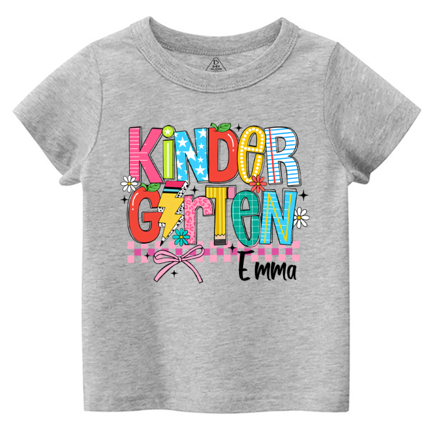 Personalized Retro Coquette Back To School Bundle Toddler&Kid's Tees Beepumpkin 