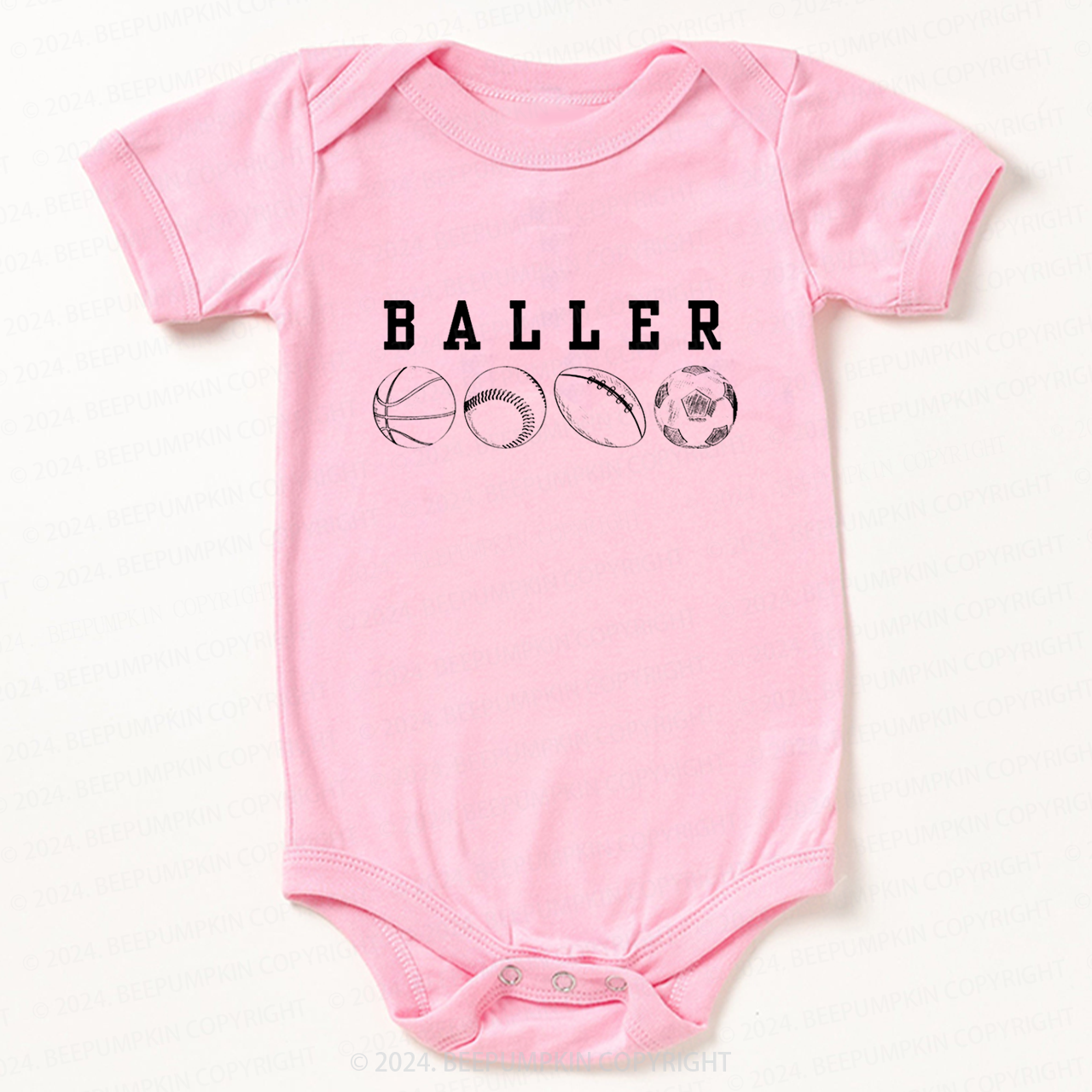 Basketball Soccer Bodysuit For Baby 