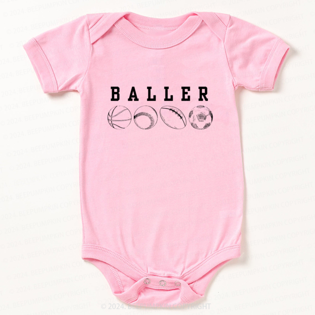 Basketball Soccer Bodysuit For Baby 