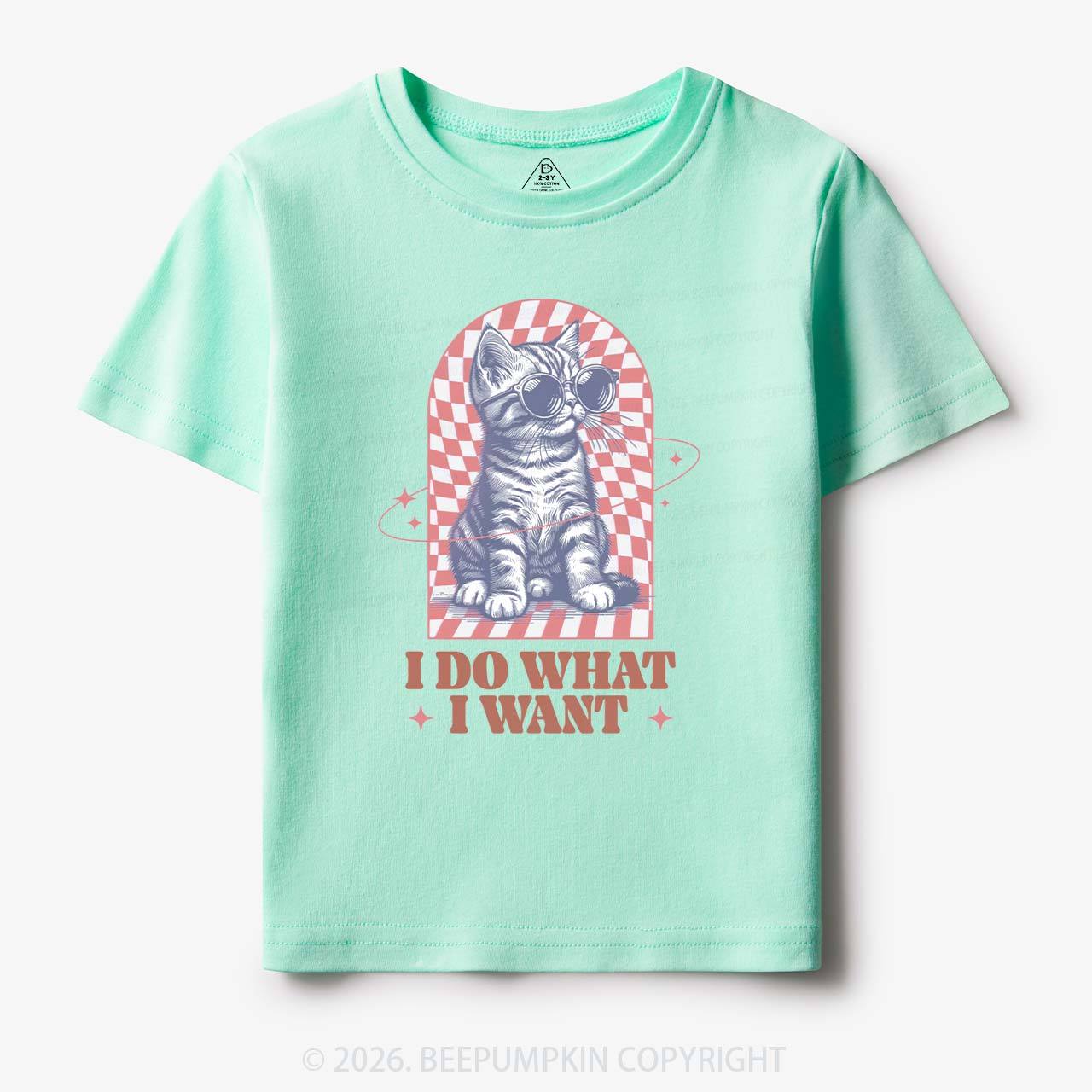 I Do What I Want Kitten Toddler&Kid's Tees