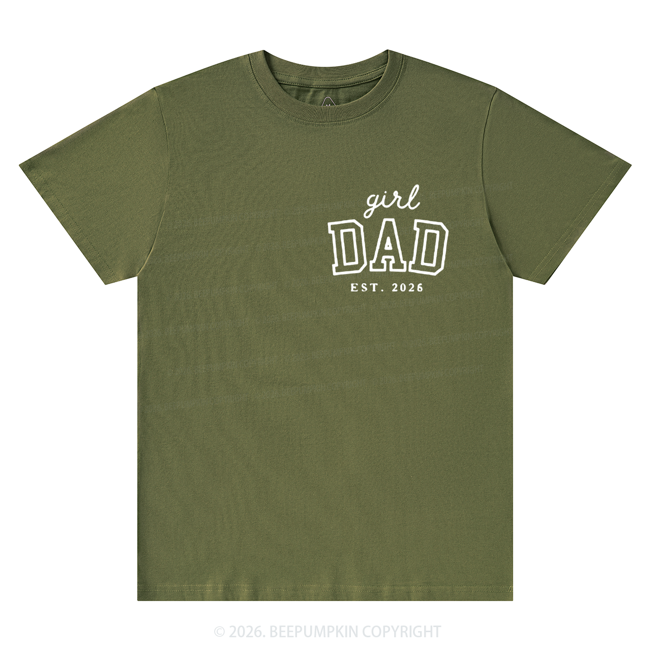 Personalized Girl Dad Est Year T-shirt