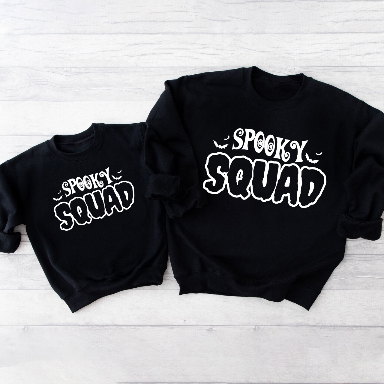 Cute Spooky Squad Halloween Family Sweatshirt