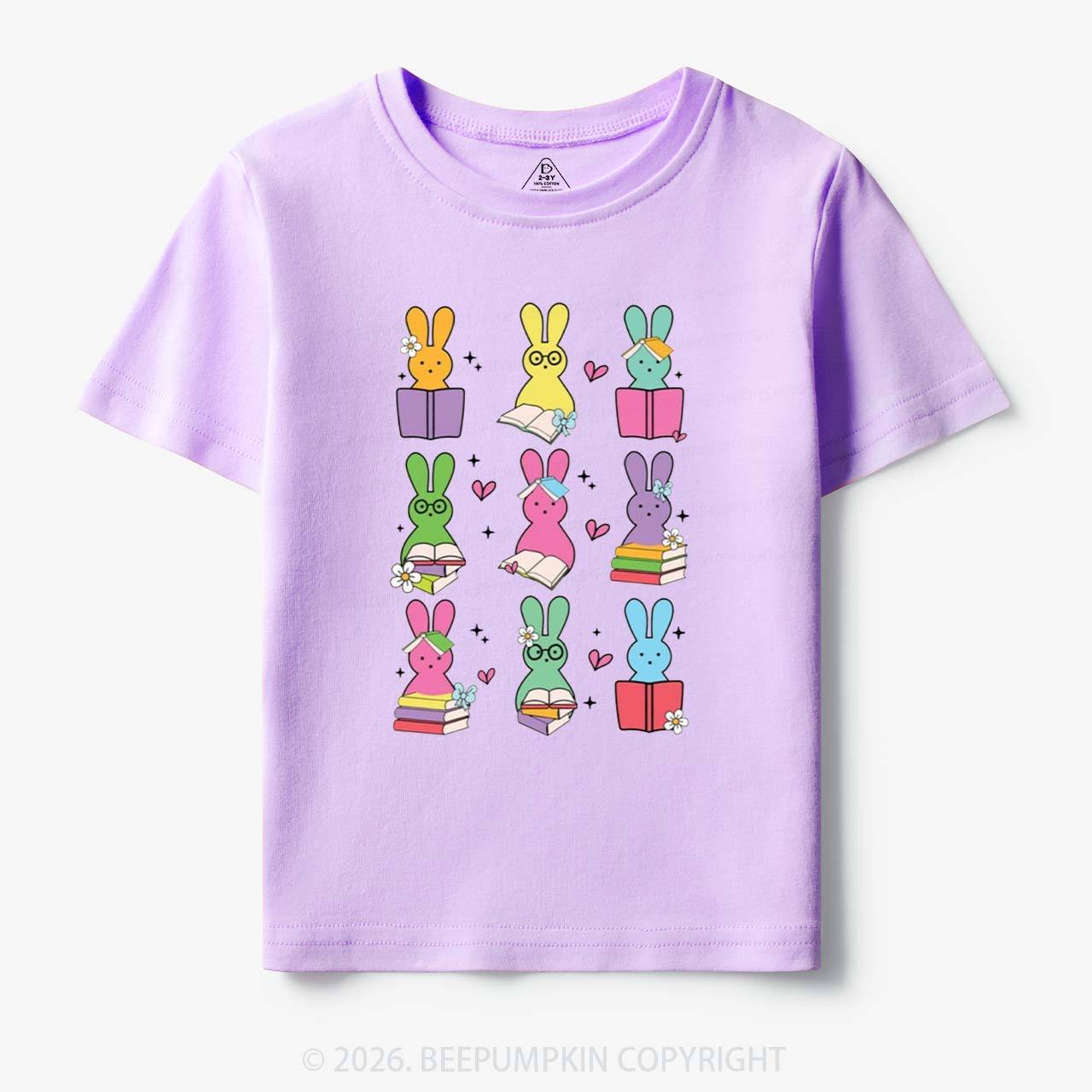Book Lover Easter Bunnies Toddler&Kid's Tees