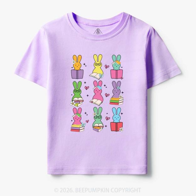 Book Lover Easter Bunnies Toddler&Kid's Tees