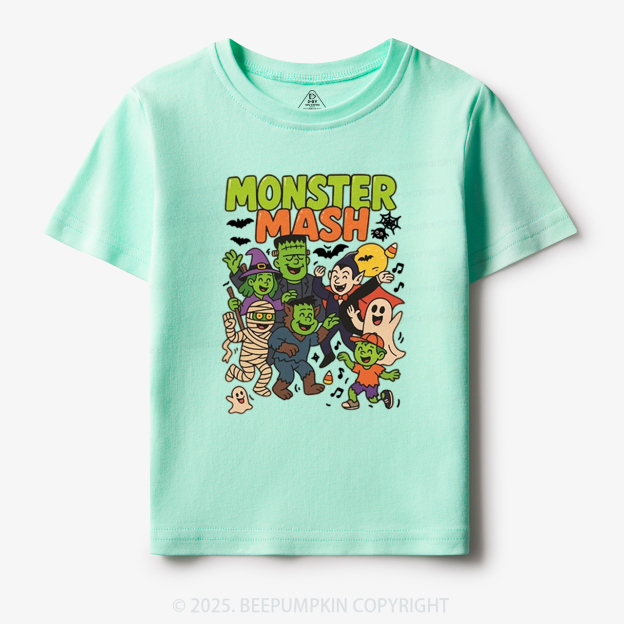 Monster Mash Halloween Toddler&Kid's Tees Beepumpkin