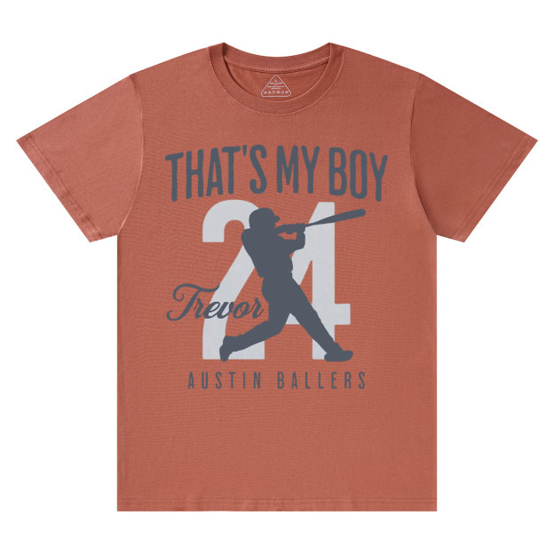 Personalized That's My Boy Baseball T-Shirts Beepumpkin