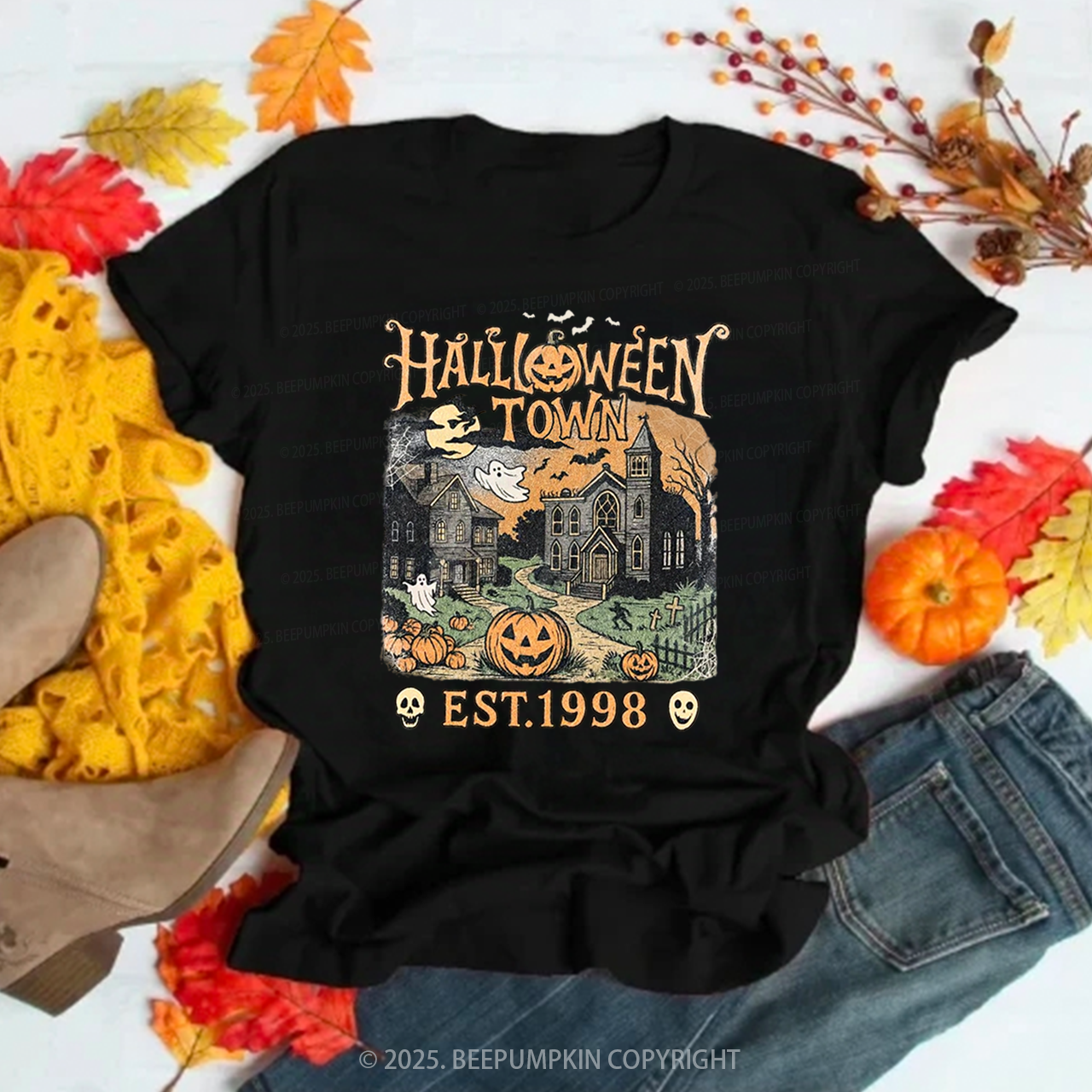 Halloweentown Est 1998 T-Shirts Beepumpkin