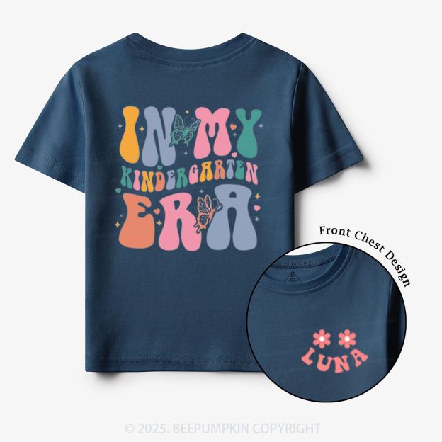 Personalized Colorful Kinder Toddler&Kid's Tees Beepumpkin