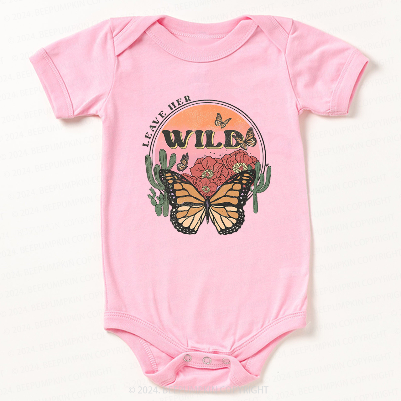 Leave Her Wild Bodysuit For Baby 
