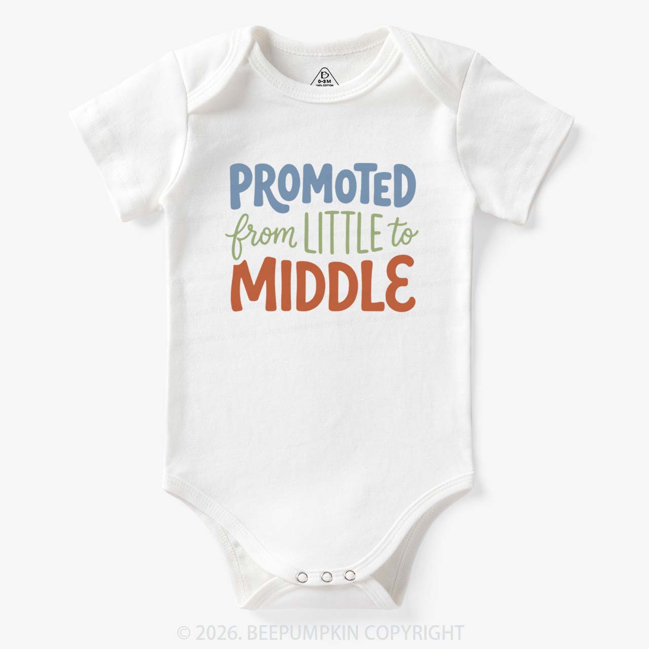 Promoted From Little To Middle Bodysuit
