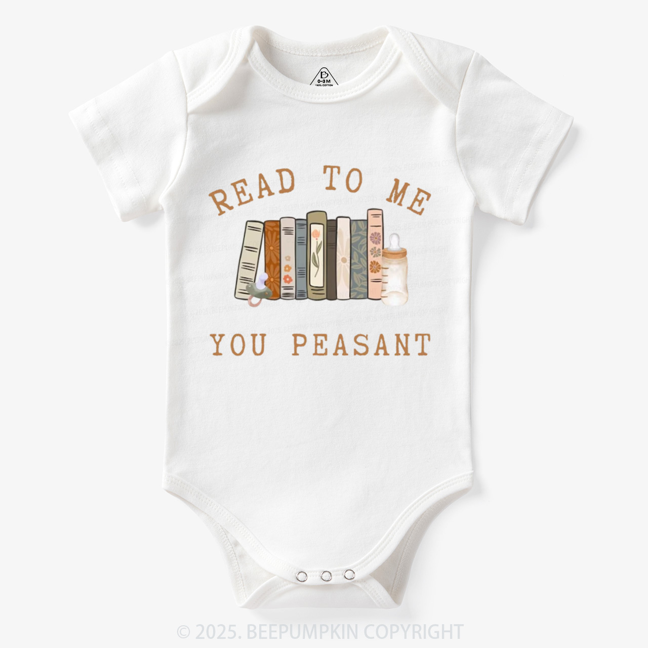 Read To Me You Peasant Bodysuit Beepumpkin 7