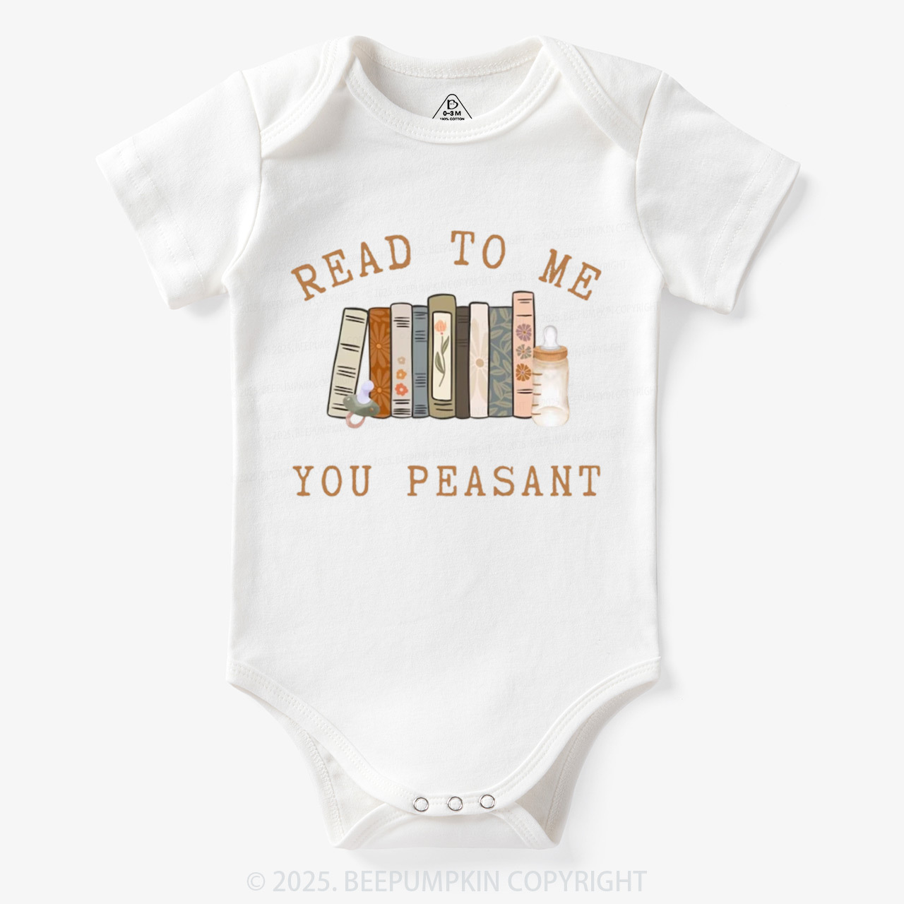 Read To Me You Peasant Bodysuit Beepumpkin 7