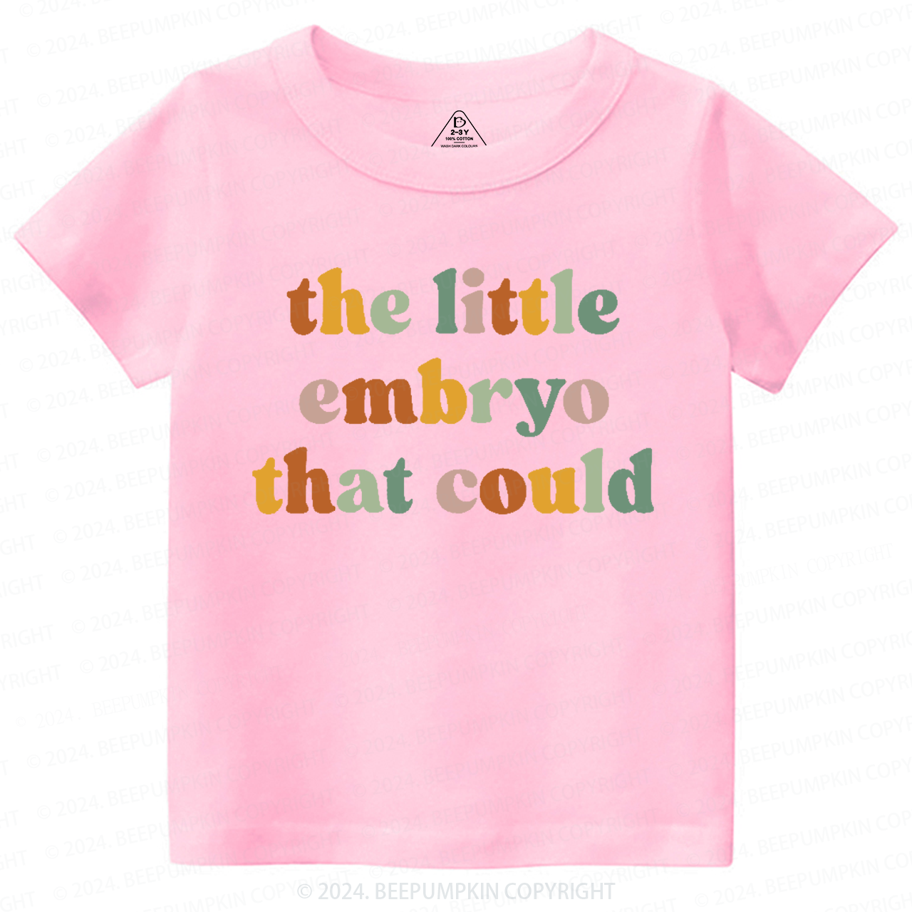 The Little Embryo That Could Toddler&Kids Tees 7
