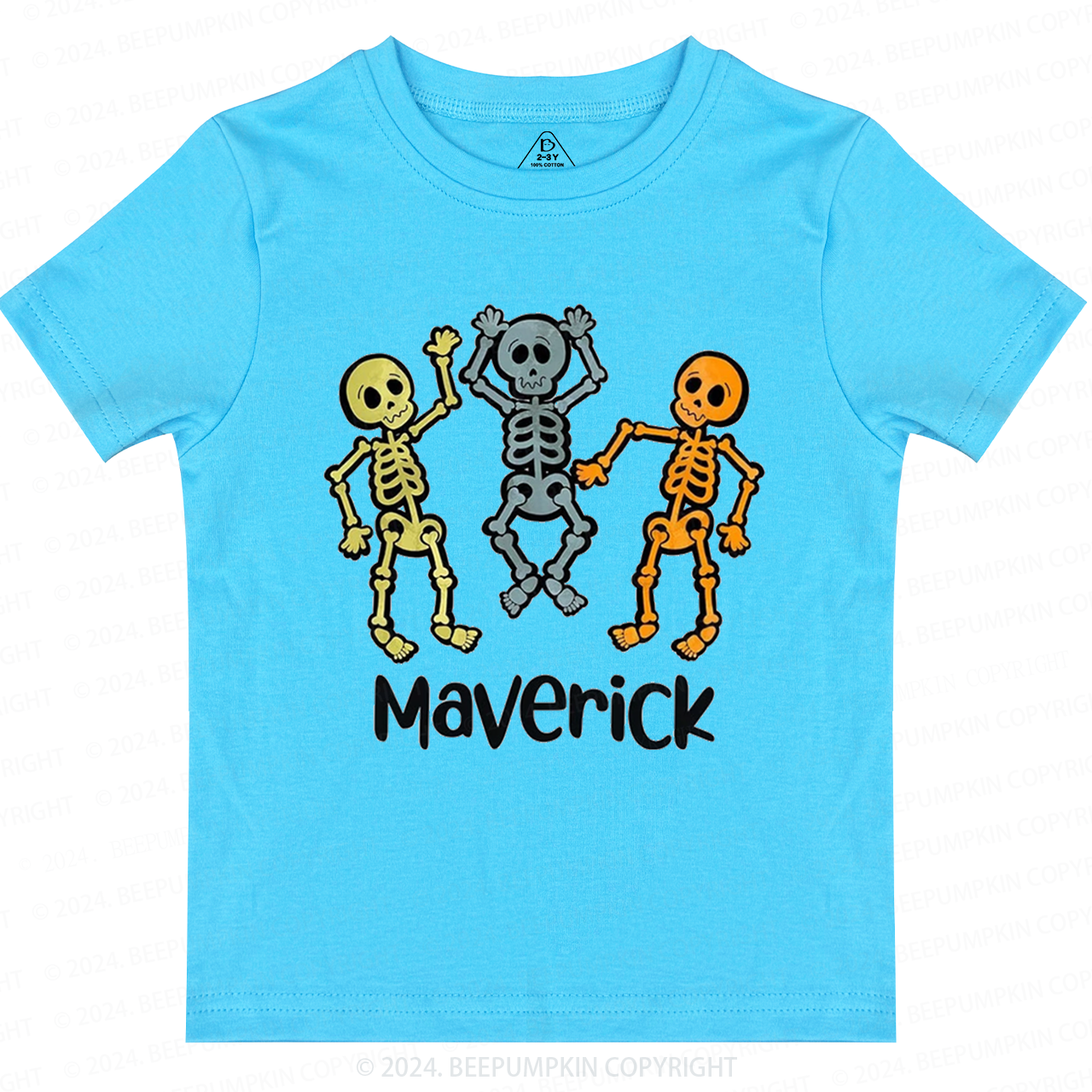 Personalized Halloween Name Toddler&Kids Tees 