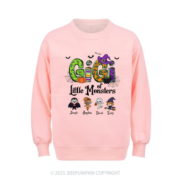 Personalized Mimi Halloween Sweatshirt Beepumpkin
