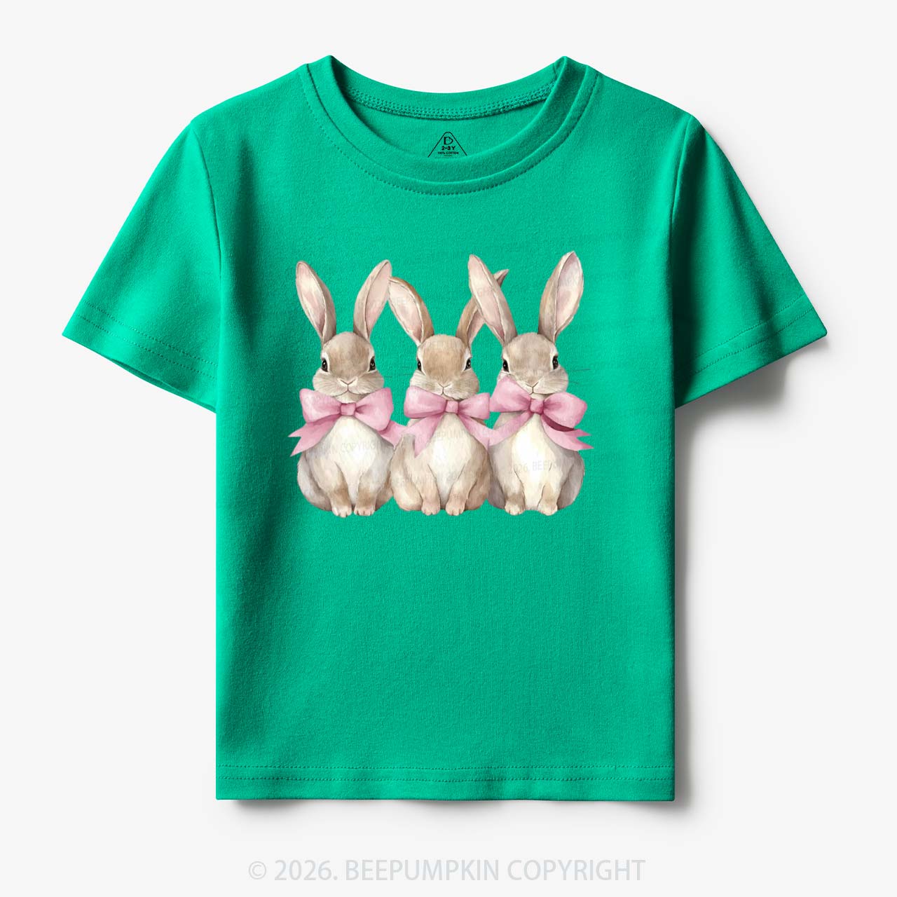 Triple Bunny Hug Easter Toddler&Kid's Tees