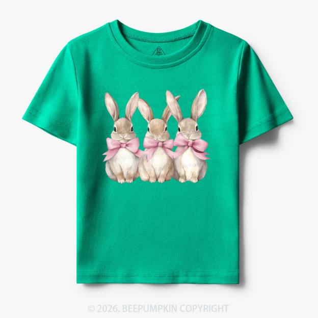 Triple Bunny Hug Easter Toddler&Kid's Tees
