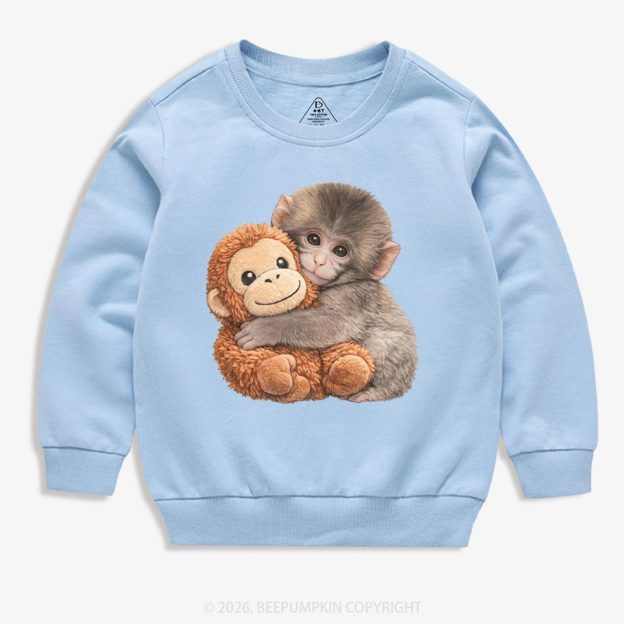 Punch The Monkey Kid's Sweatshirt