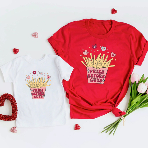 Fries Before Guys Family Matching Shirts