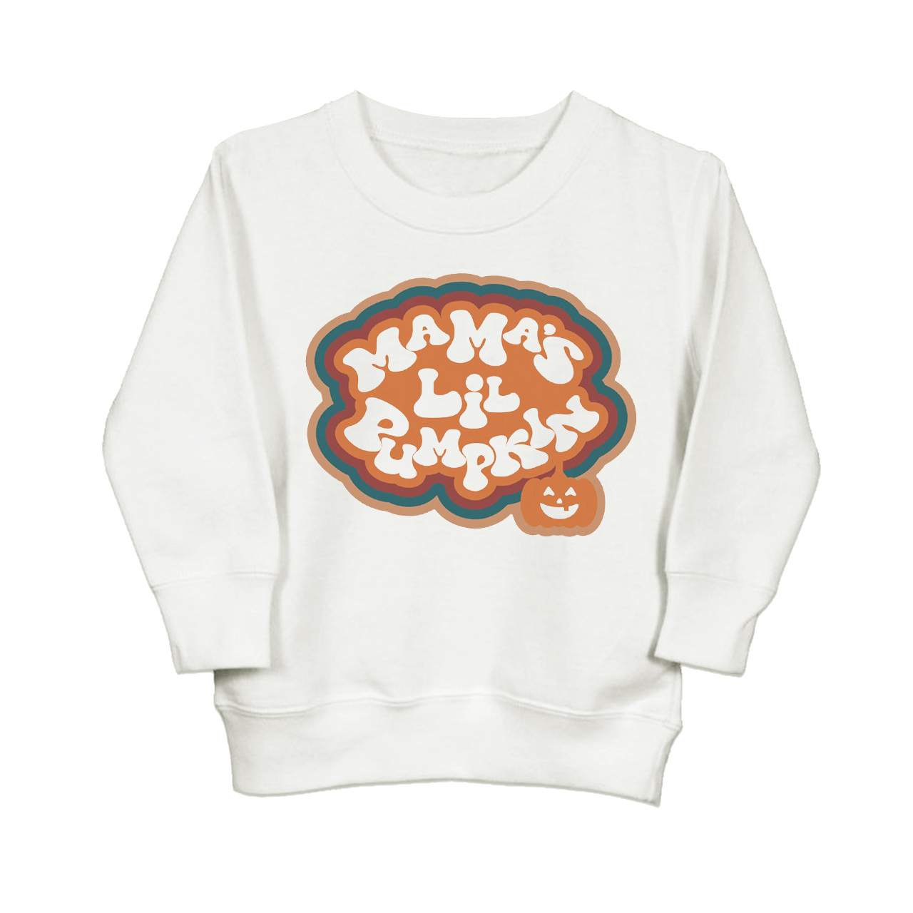 Halloween Mama's Lil Pumpkin Kids Sweatshirt  Sale-Beepumpkin™