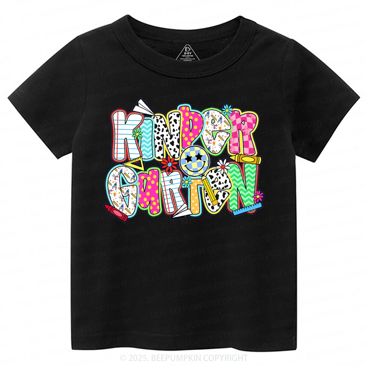 Personalized Colorful Grade Toddler&Kid's Tees Beepumpkin 