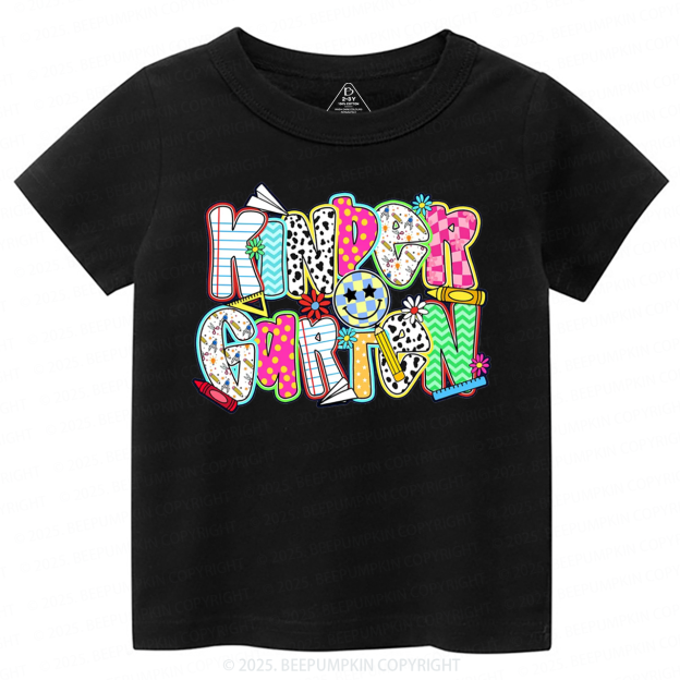 Personalized Colorful Grade Toddler&Kid's Tees Beepumpkin 