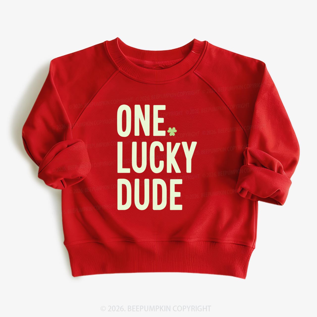 One Lucky Dude St. Patrick's Day Kid's Sweatshirt