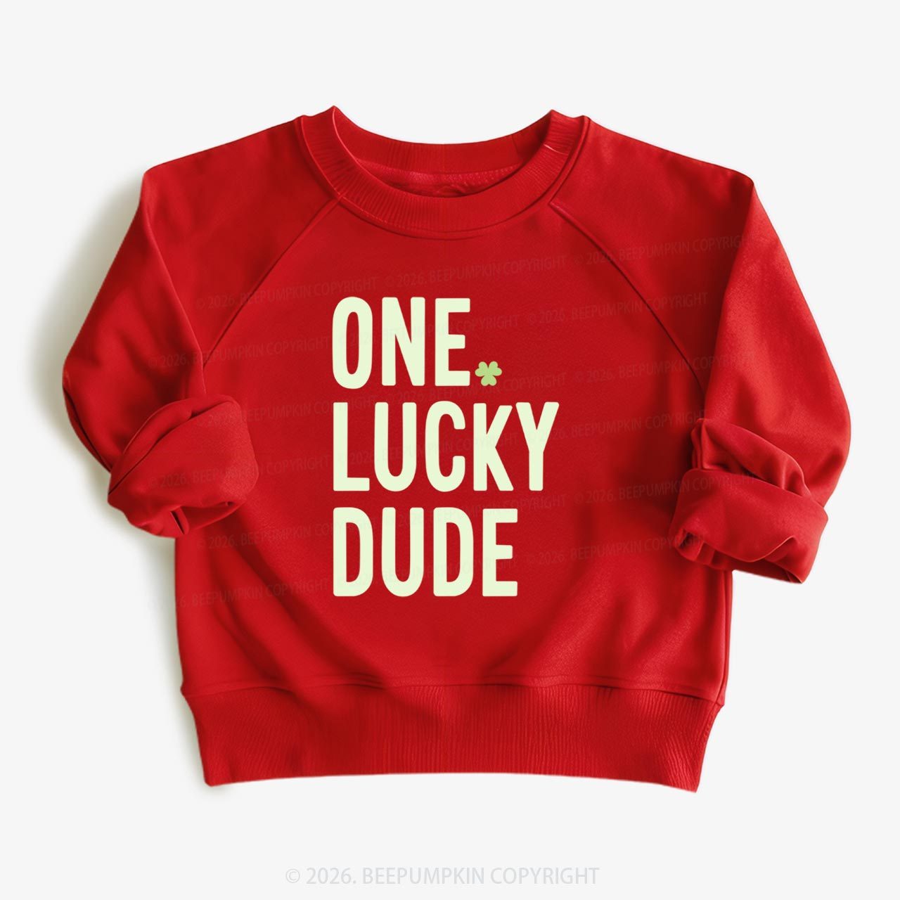 One Lucky Dude St. Patrick's Day Kid's Sweatshirt
