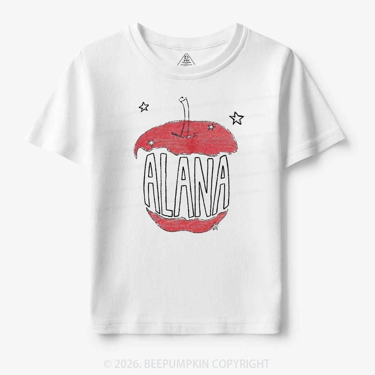 Personalized APPLE Back To School  Toddler&Kids Shirts