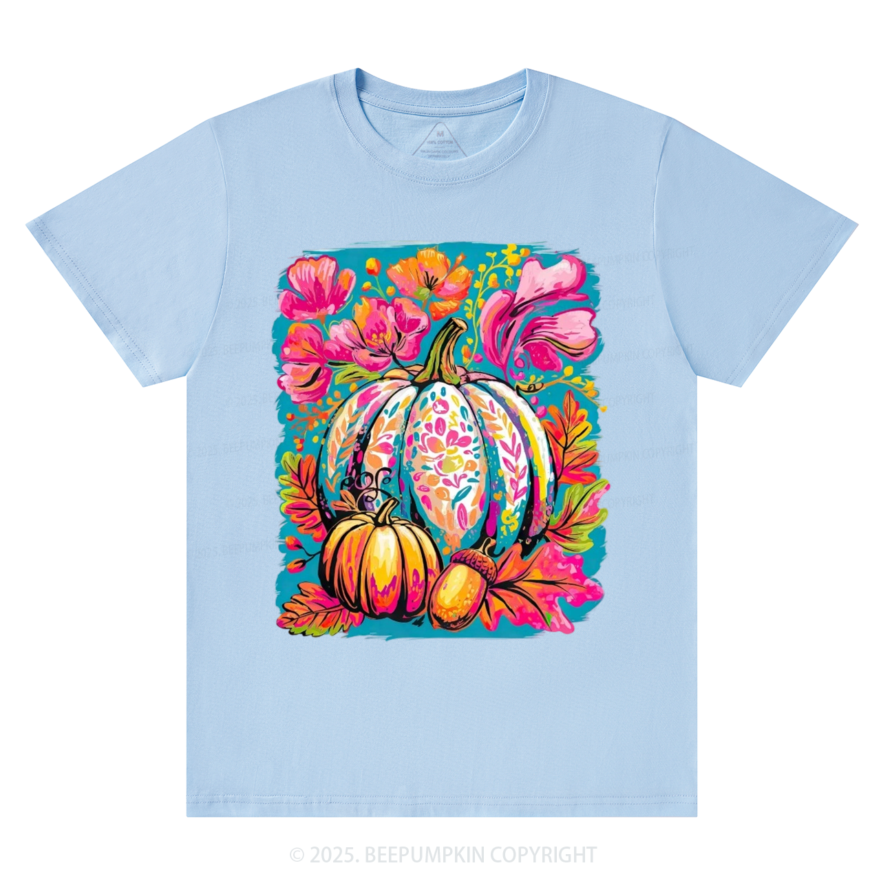 Glam Gourd Fall T-Shirts Beepumpkin 