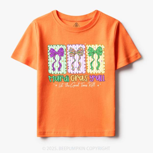 Let The Good Times Roll Toddler&Kid's Tees Beepumpkin