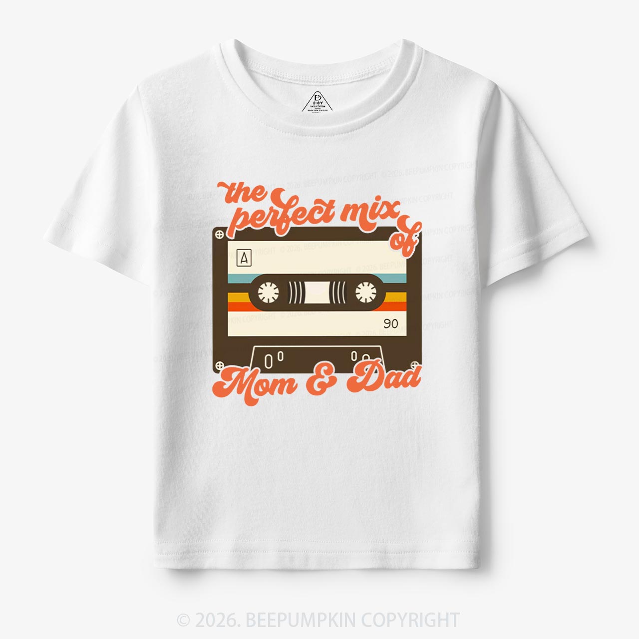 The Perfect Mix of Mom and Dad Toddler&Kid's Tees Beepumpkin