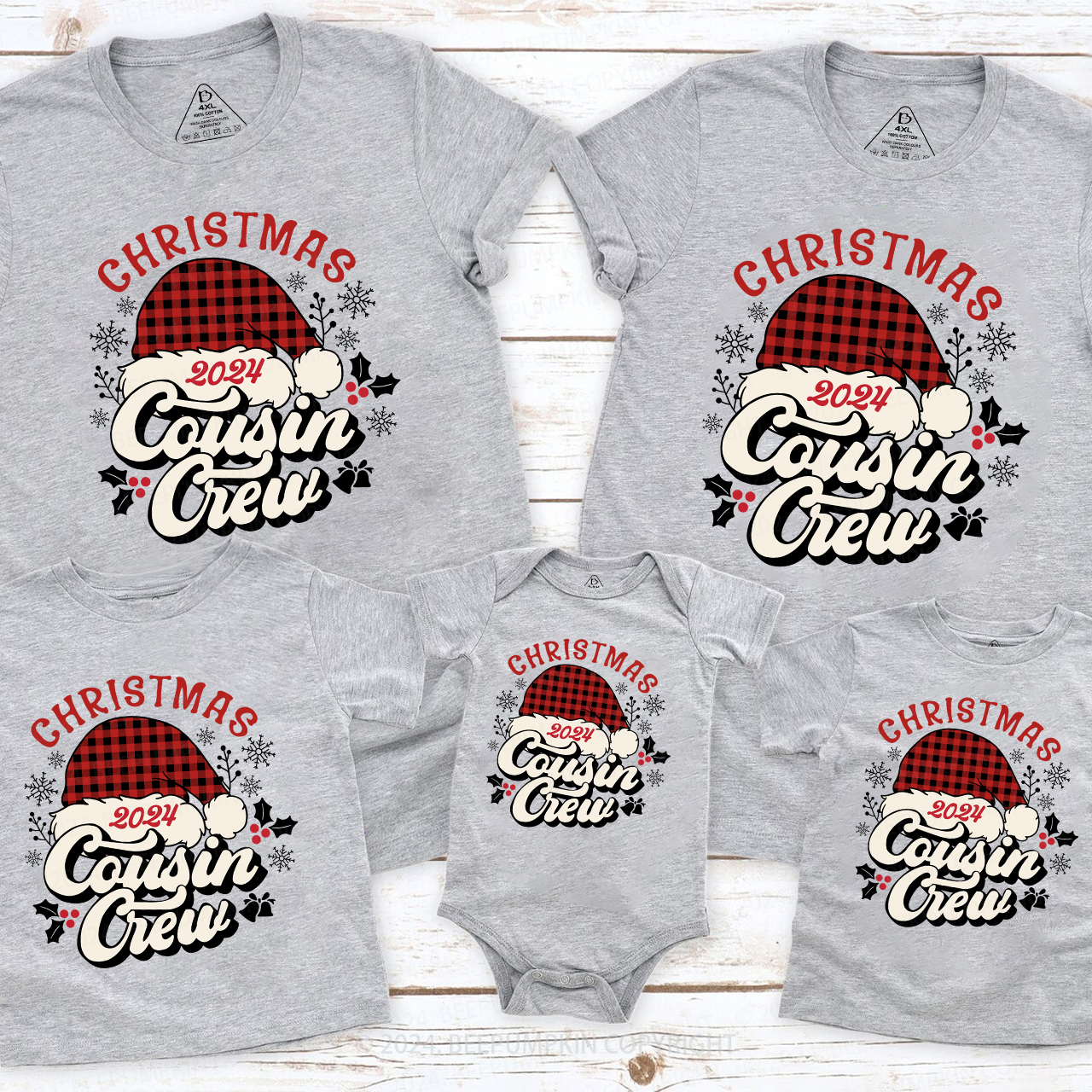Xmas Gift for Cousins-Cousin Crew Matching Shirts